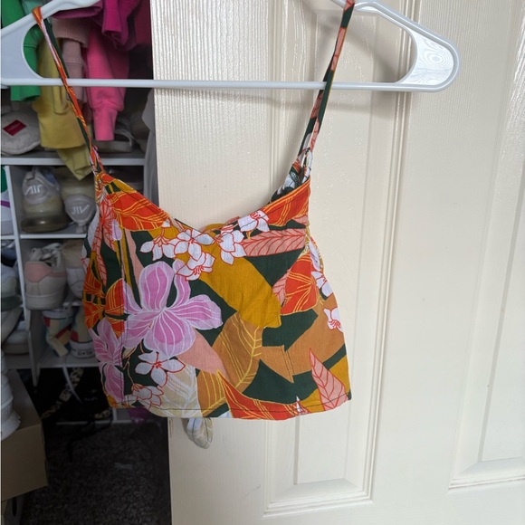 Aerie floral crop top - Picture 1 of 4